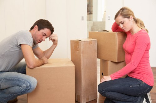 Organised student belongings prepared for short-term storage
