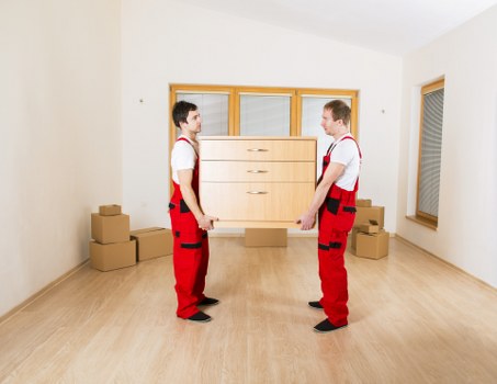 Careful loading of boxed items for removals near Green Lanes